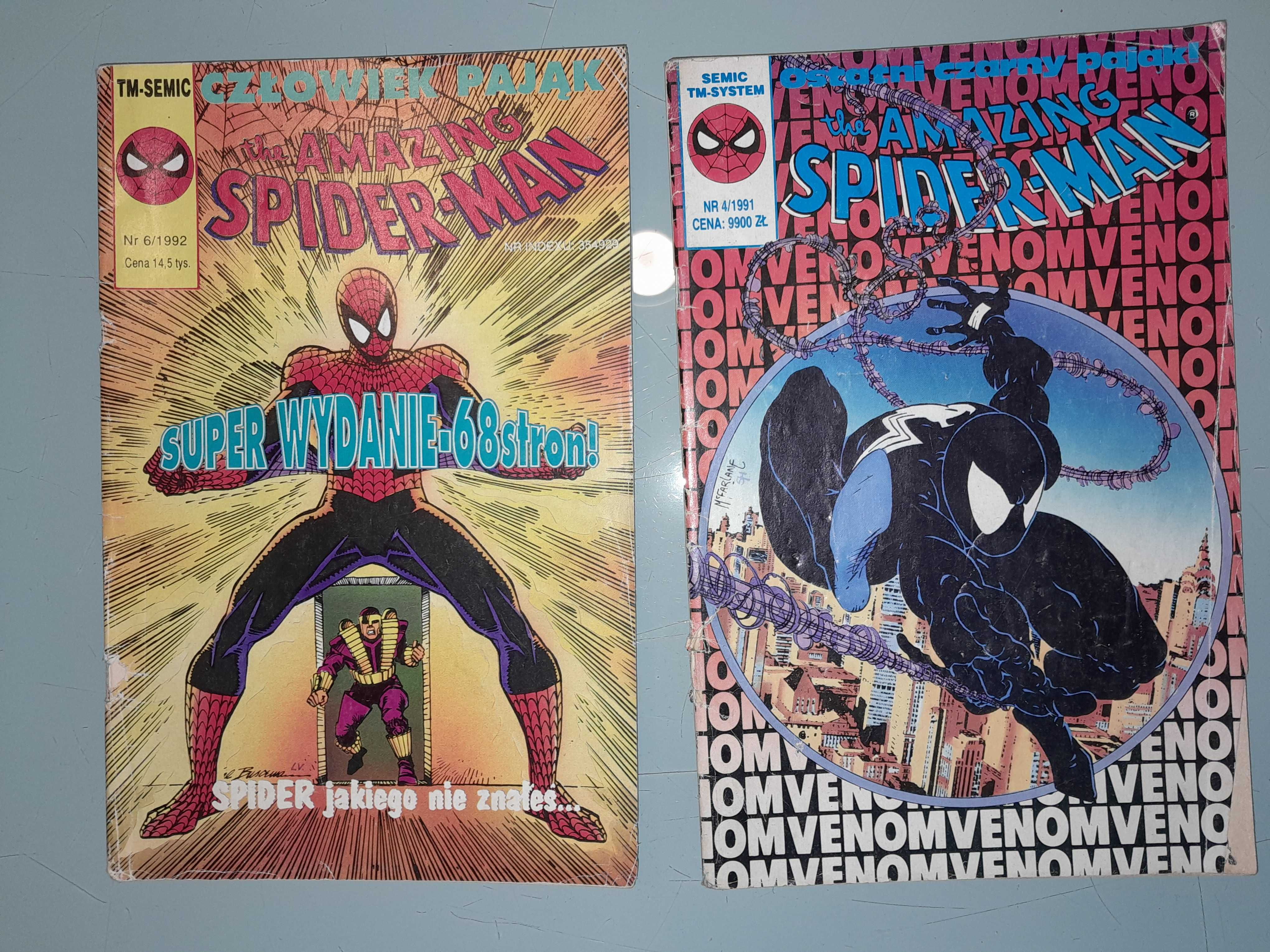 zestaw 8 komiksów, spiderman, batman, superman, transformers, spawn