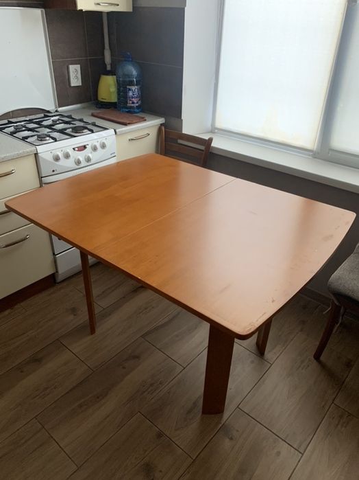 Кухонный стол дерево бук раскладной