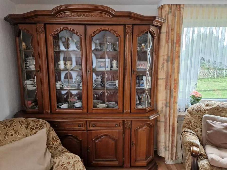 Вітрина  махогон-горіх -дуб