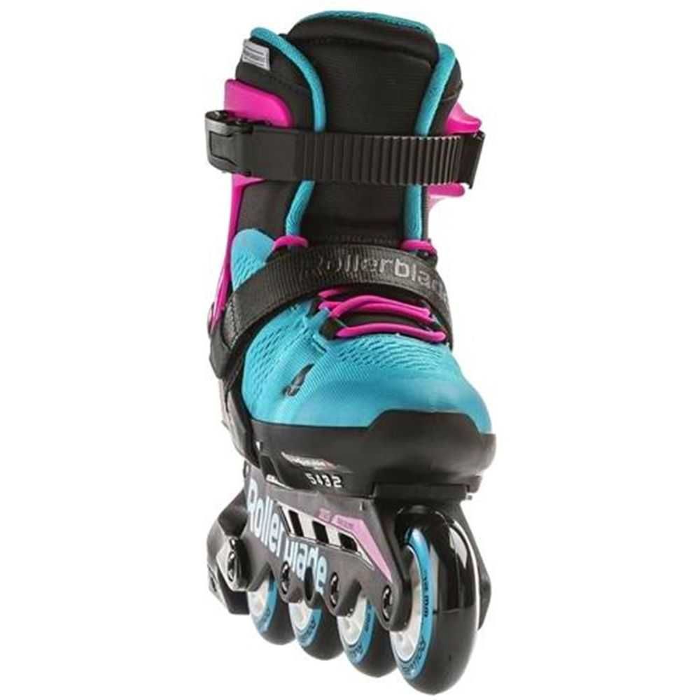 Ролики Rollerblade Microblade G (pink-emerald-green)