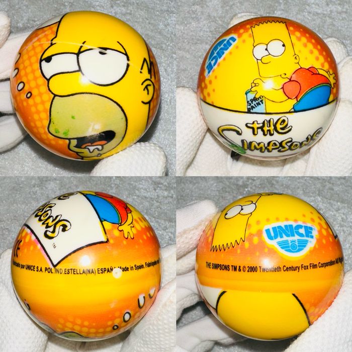 Колекційні раритетні гумові кульки UNICE The Simpsons Сімпсони 2000s