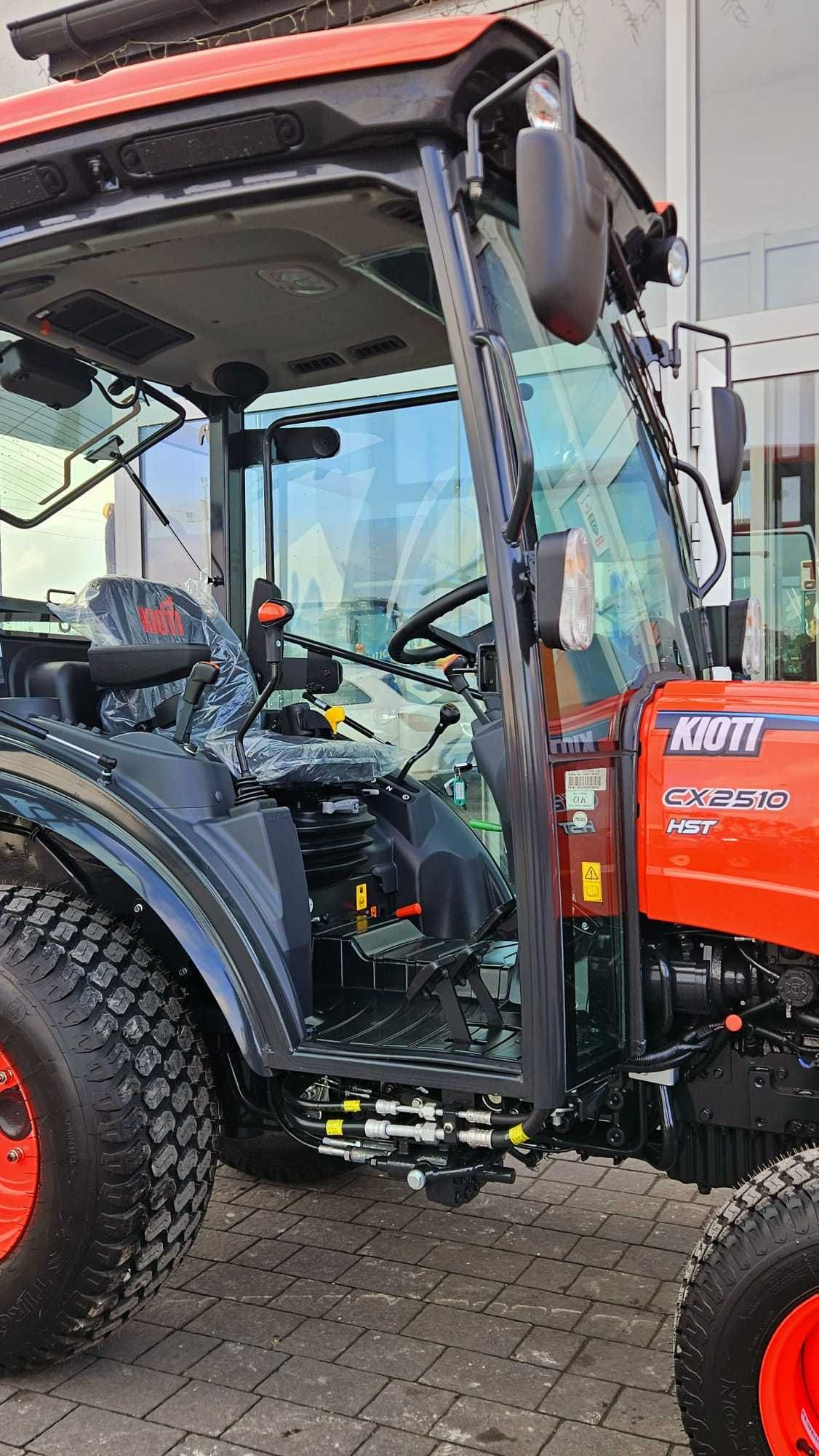 NOWY KIOTI CX2510 CH EU, 5 lat Gwarancji. Kabina, sadownik JAPAN TRAK