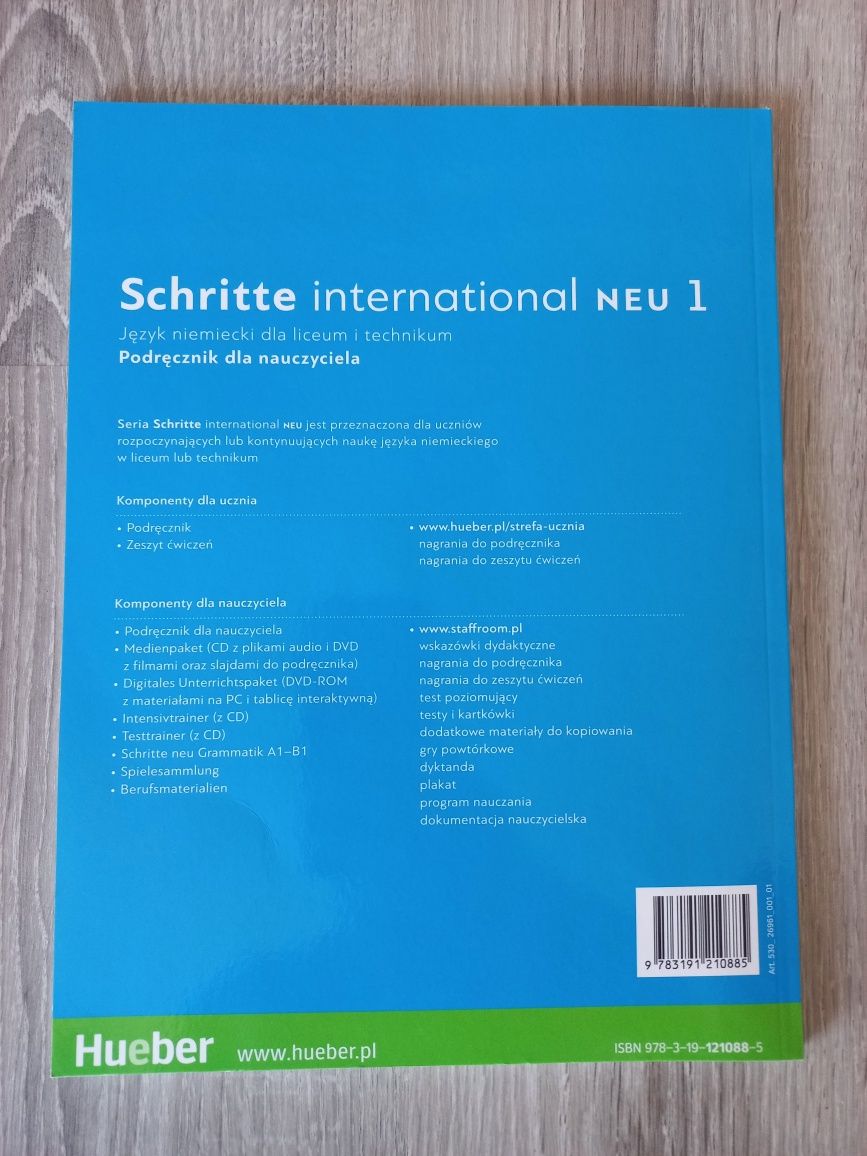 Schritte international neu 1 podręcznik do j. niem. dla nauczyciela