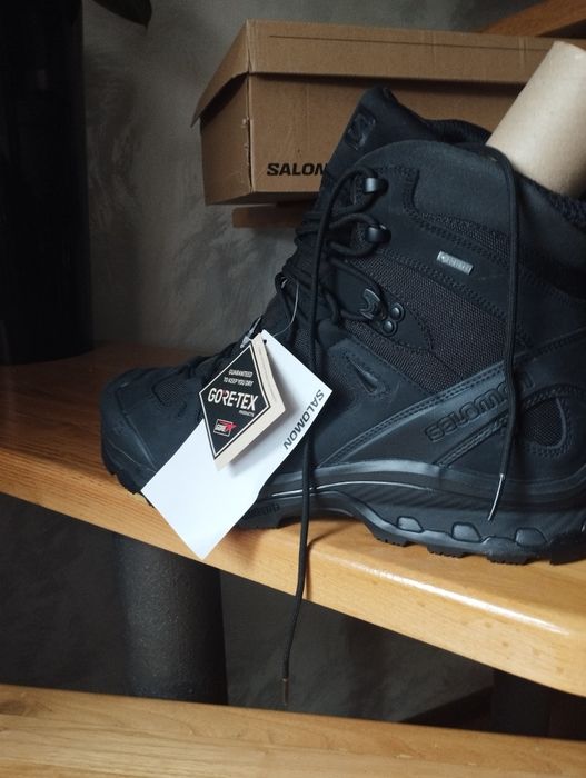 Берці тактичні Salomon Quest 4D Gore-Tex® Forces 2. Чорний