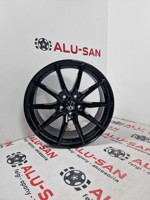 Nowe alufelgi VW 18" 5x112 PASSAT B5 B6 B7 B8 CC T-ROC - Czarne