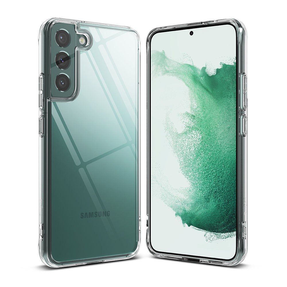 Etui Ringke Fusion Z Żelową Ramką Samsung Galaxy S22 Plus Przezroczyst