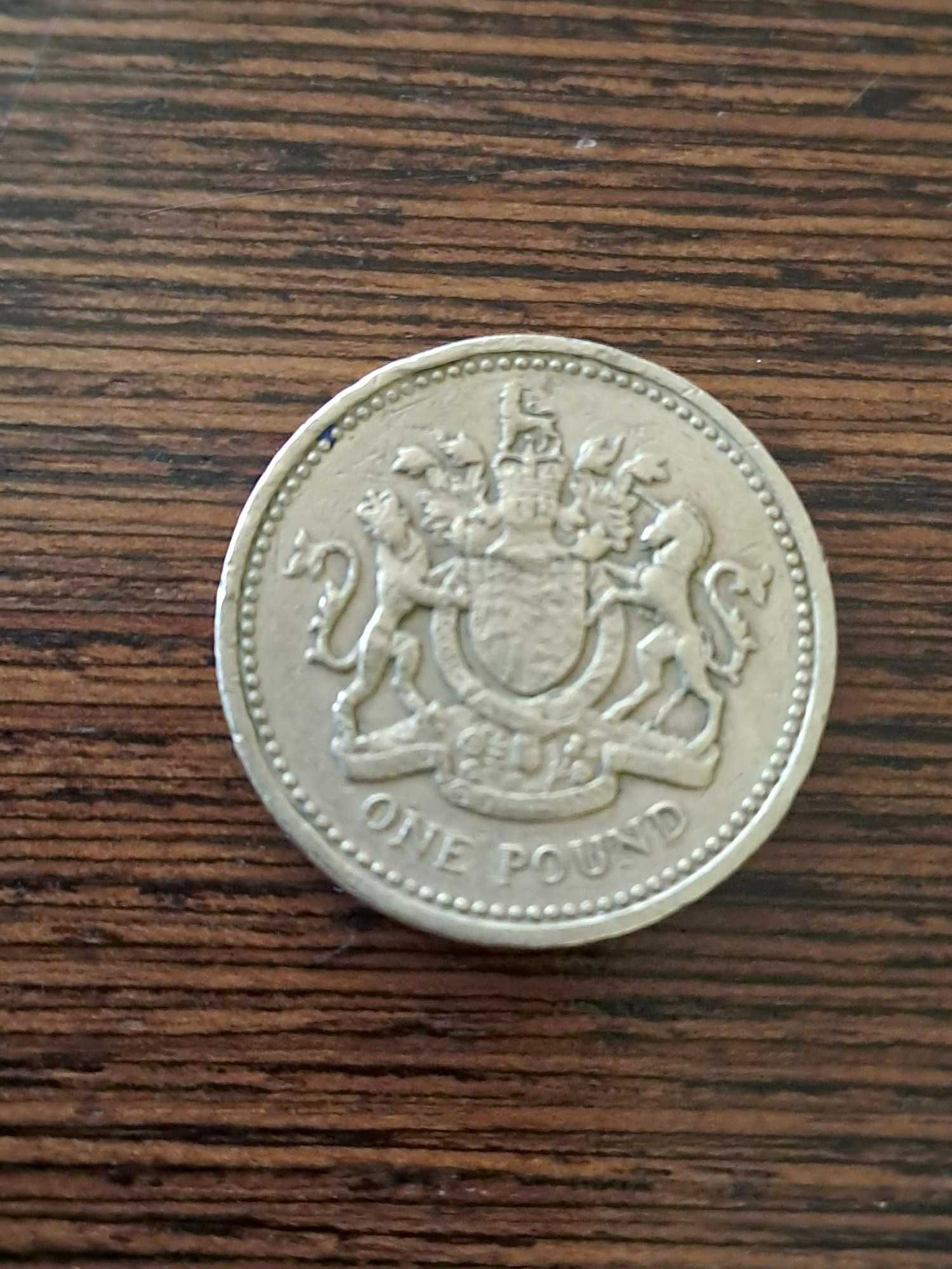 One 1 Funt 1983 1 pound Królowa Elżbieta II