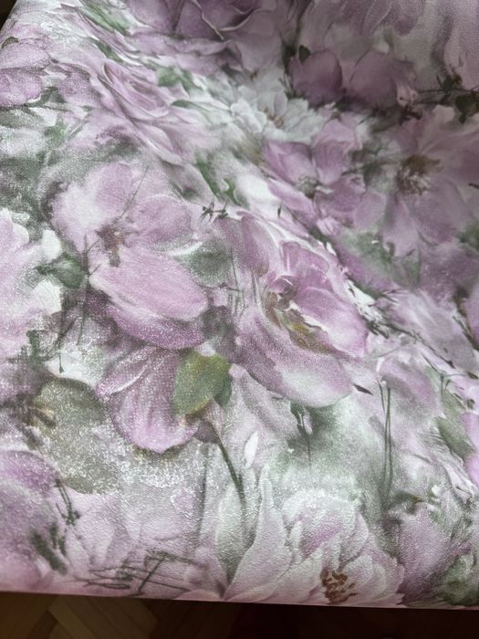 Шпалери вінілові квіти