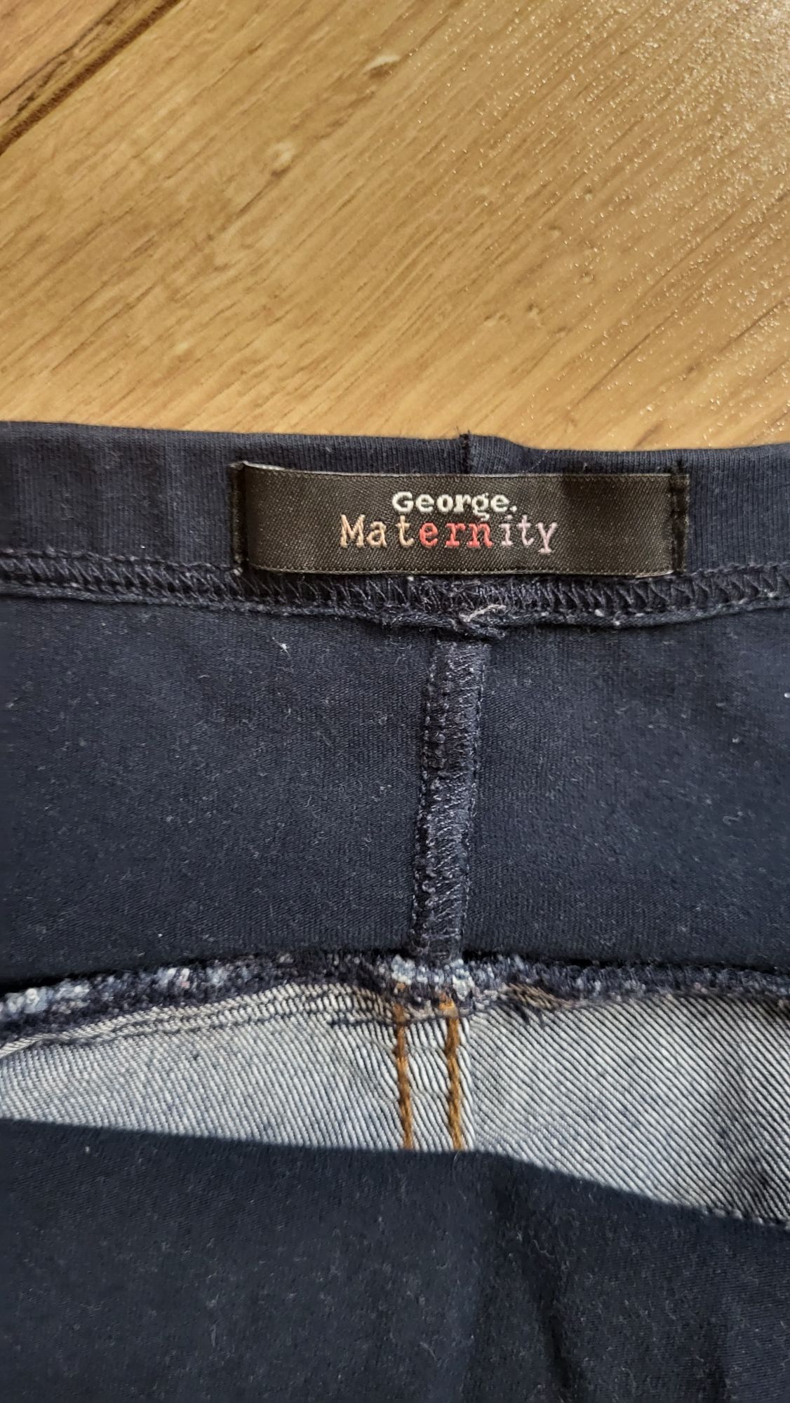 Spodnie ciążowe jeans dżins, George, r. 38/M