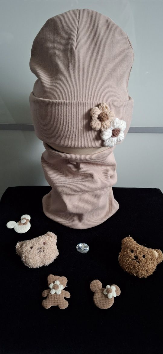 Nowości! Czapka komin chusta opaska