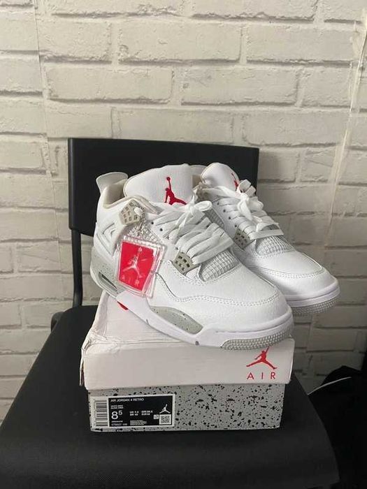 Jordan 4 Retro White Oreo R.40