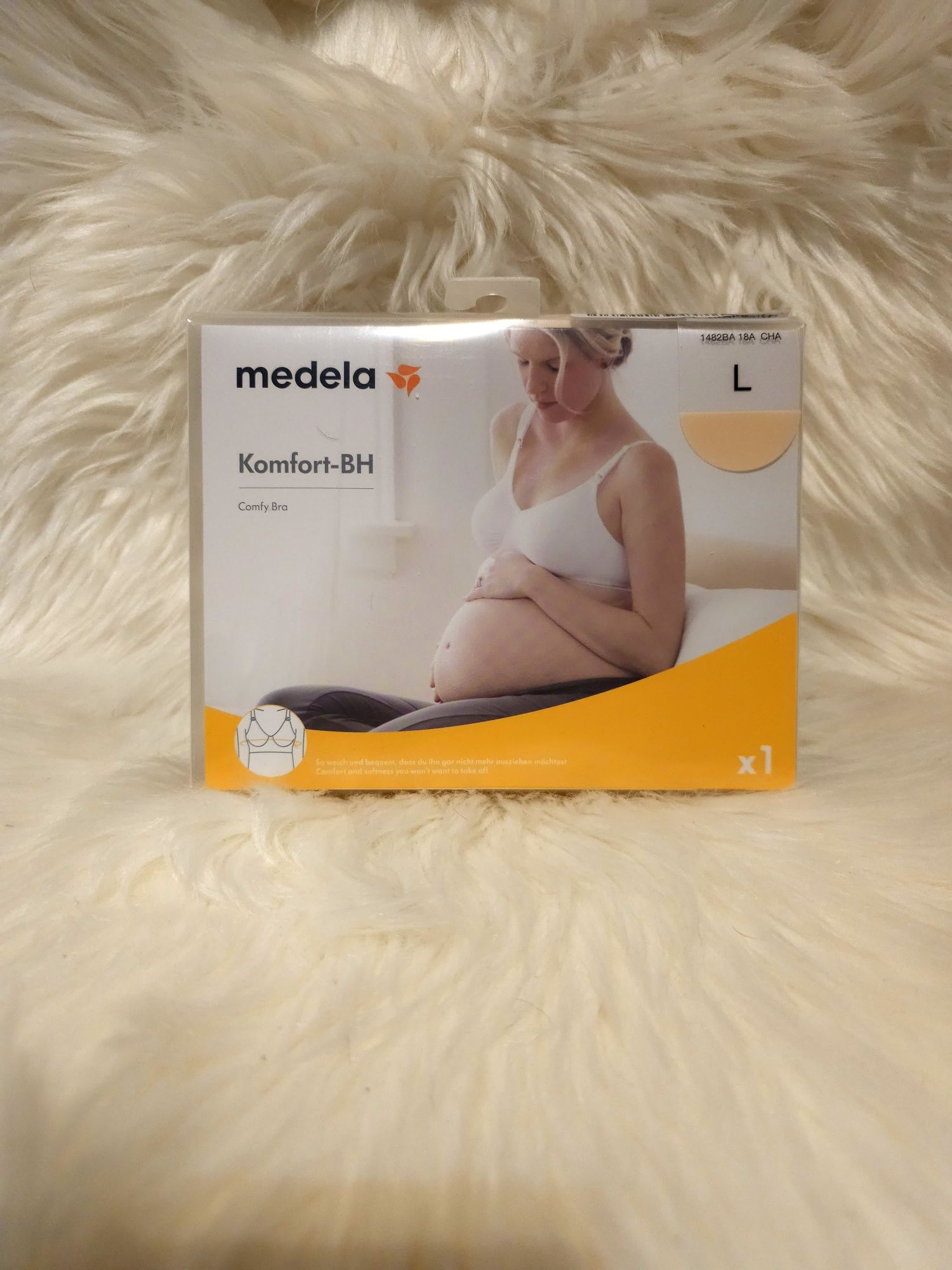 Medela biustonosz do karmienia. Stanik. Komfort BH. Beżowy