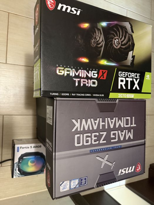 Komputer PC. Intel I9 9900K, RTX 2070 super, Corsair HX 1000W