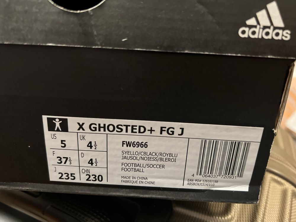 Buty piłkarskie Adidas X Ghosted+ FG JR EUR 37 1/3