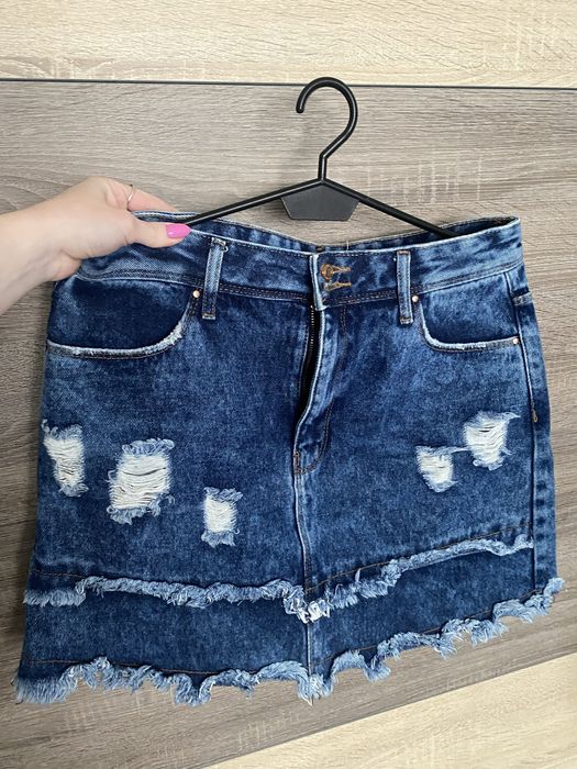 Damska jeansowa spódnica