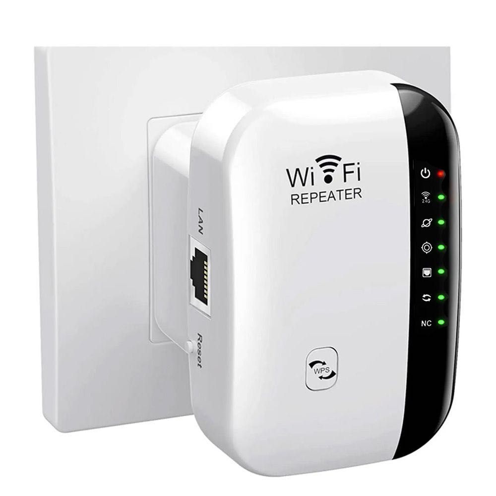 Бездротовий підсилювач WiFi сигналу до 300 Мбіт/с (2,4G), в розетку