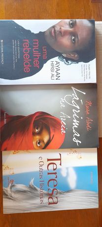 Livros diversos: Uma mulher rebelde entre outros