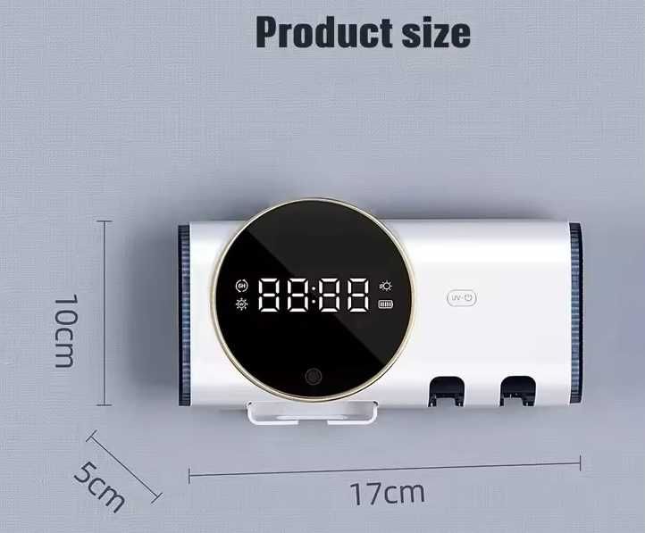 Стерелизатор UV для Зубных Щёток и Бритвенного станка Настенный Цифров