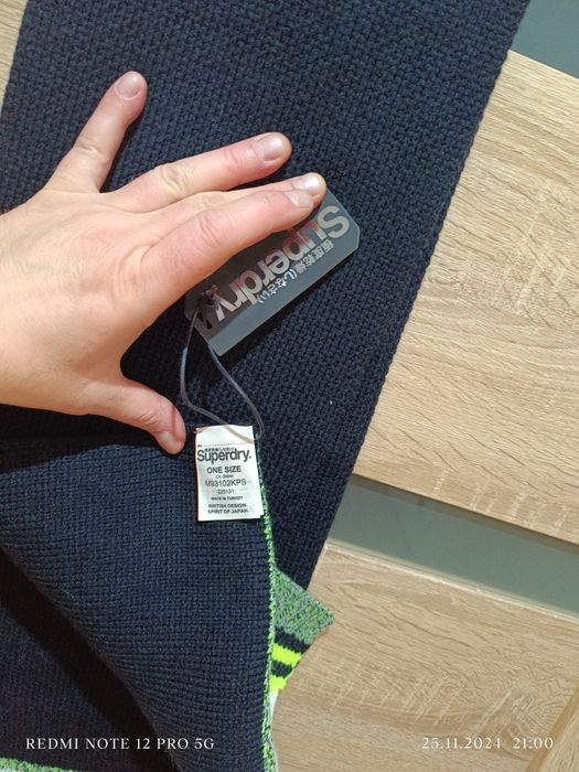 Super Dry premium-idealny  orginalny szalik - Unisex