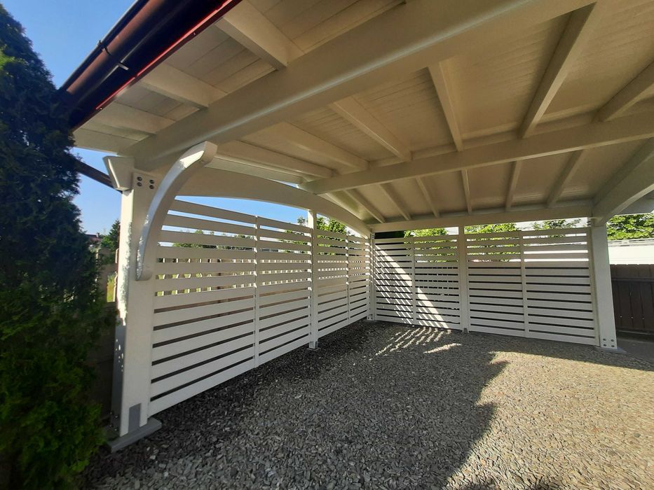 Wiata garażowa drewniana ITALIA 6M BSH