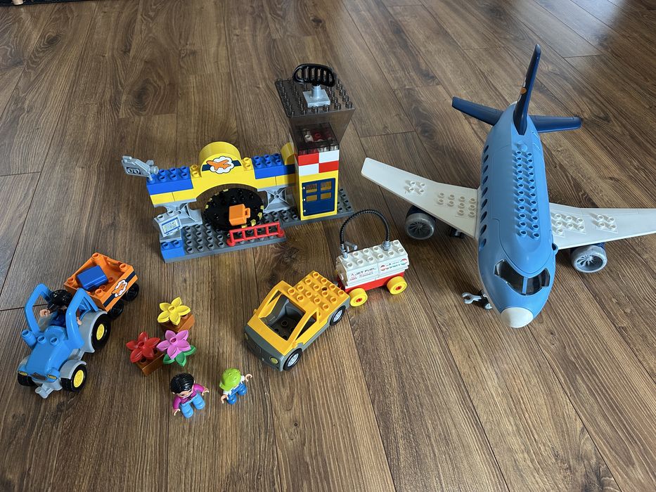 Lego duplo 5595 samolot z lotniskiem UNIKAT