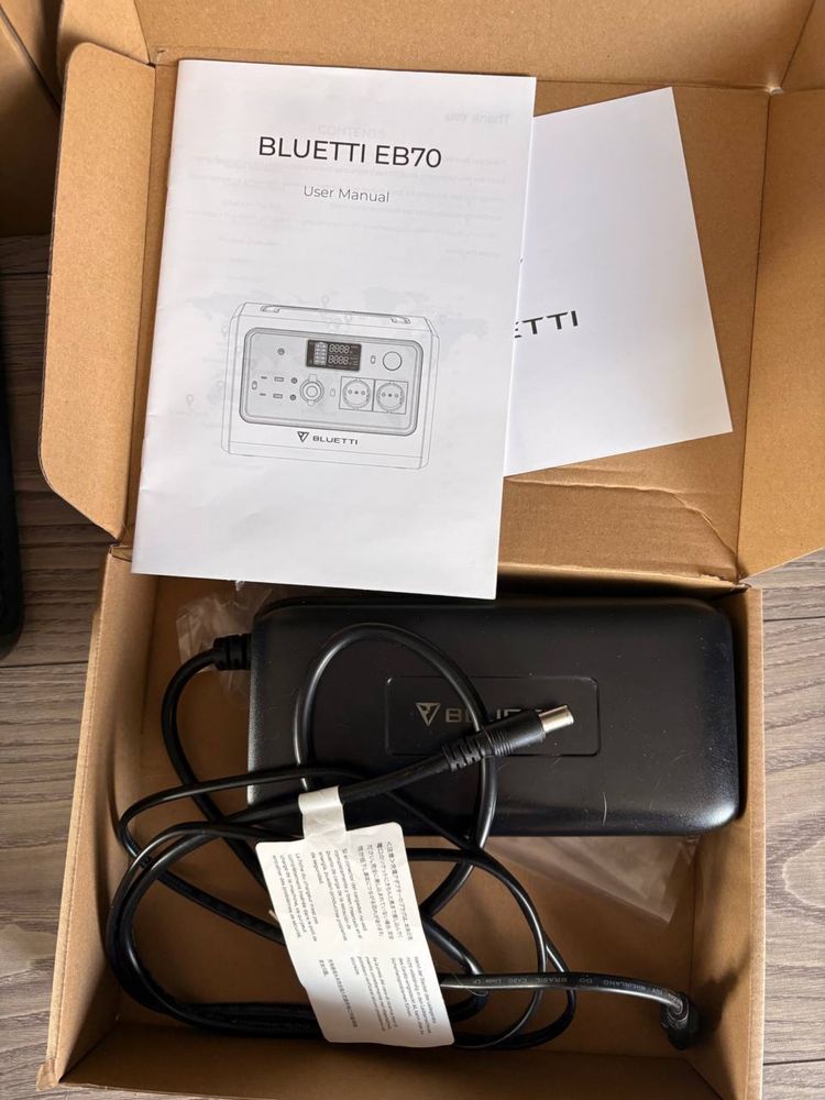 Зарядна станція Bluetti EB 70 EU| 1000 w| 716Wh