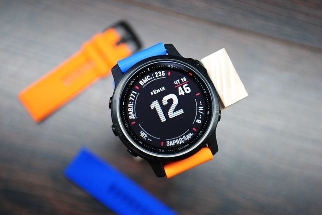 Спортивные часы Garmin Fenix 6S Pro Black