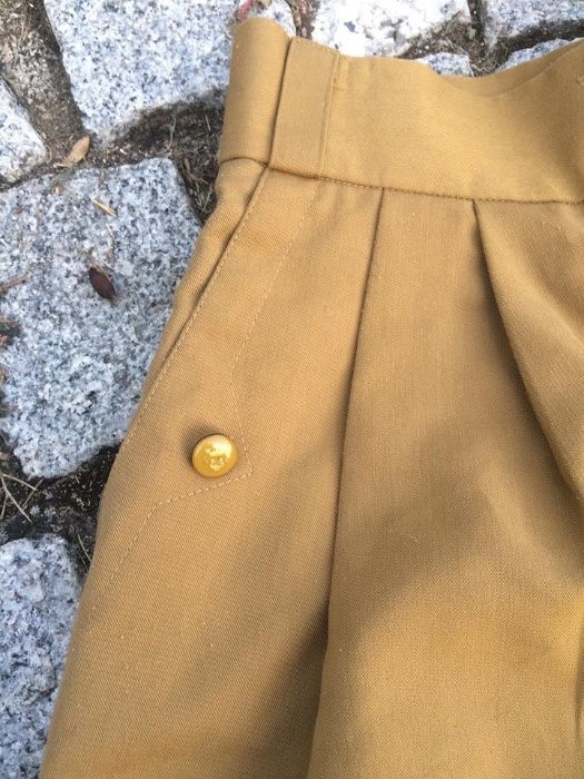 Bermudas/Calções castanhas, Vintage, S/M