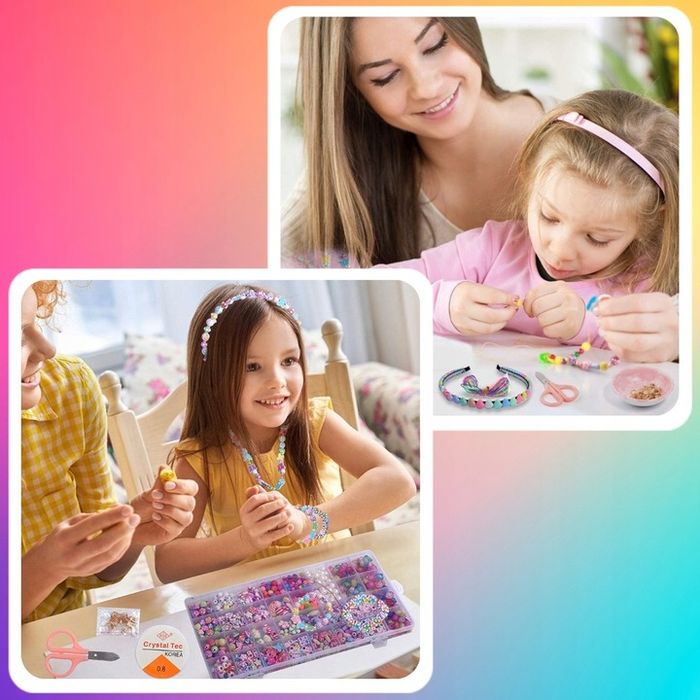 Koraliki Zestaw Koralików Do Robienia Bransoletek