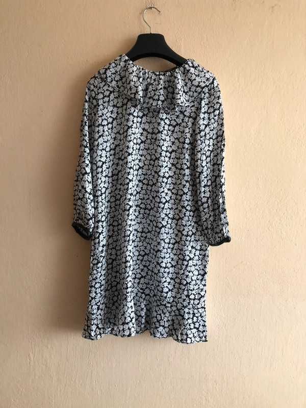Zara - urocza, wiskozowa sukienka (XS/S) bez wad