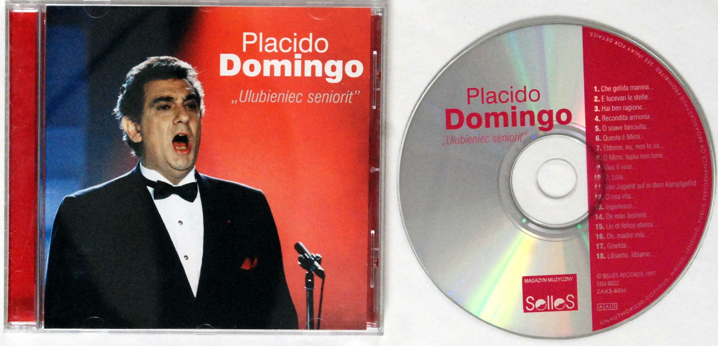 (CD) Placido Domingo - Ulubieniec Seniorit