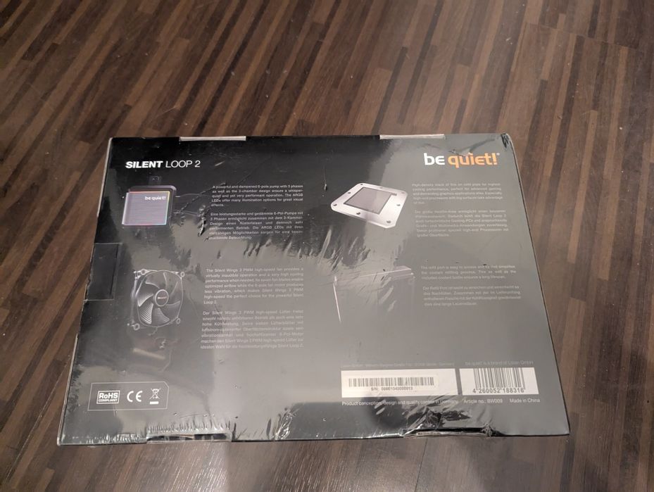 Chłodzenie procesora wodne be quiet! NOWE Silent Loop 2 120mm