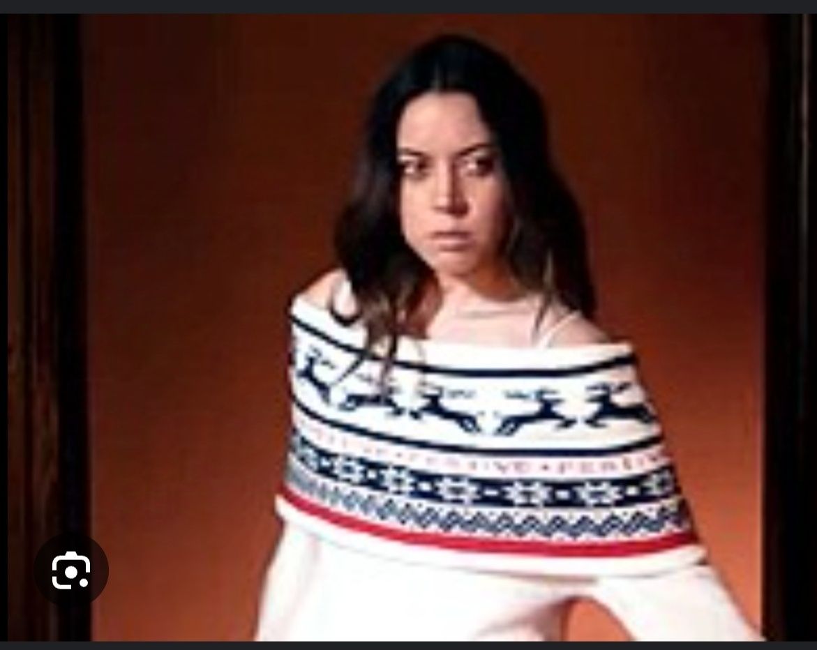 Sweter świąteczny, oversize, H&M, Festive, renifery,skandynawski,golf