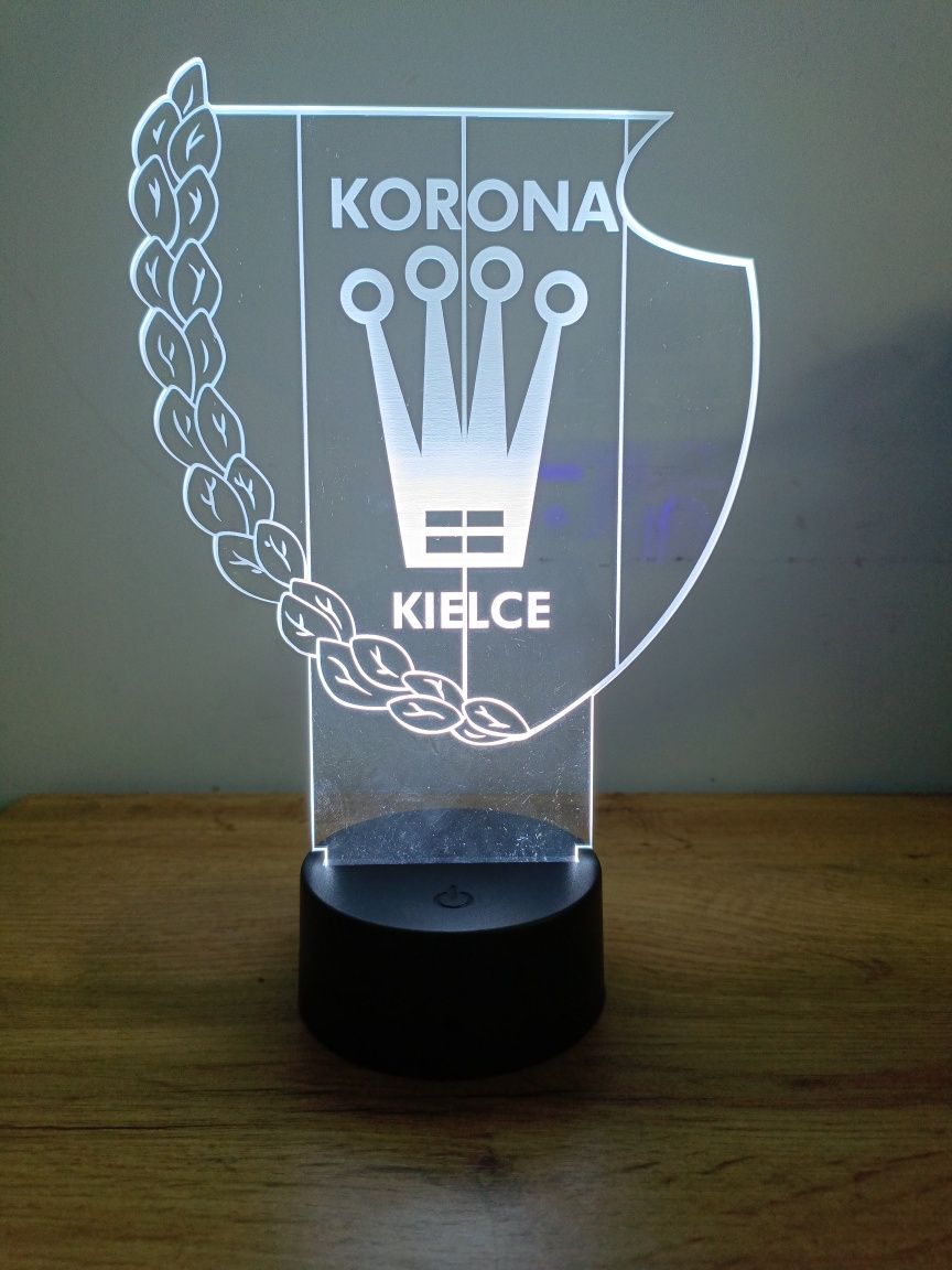 Lampka nocna Korona Kielce 25cm Multikolor Pilot