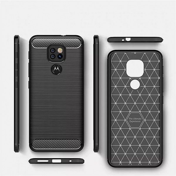 Szkło + Carbon Case do Motorola G9 Play / E7 Plus