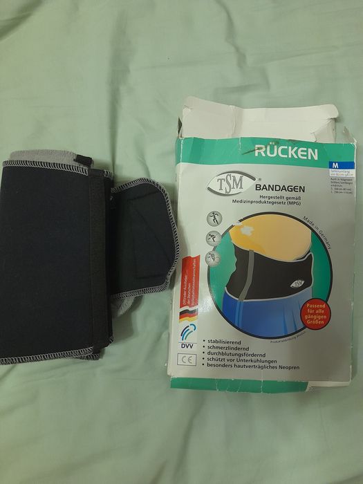 Pas uciskowy, bandaż na plecy