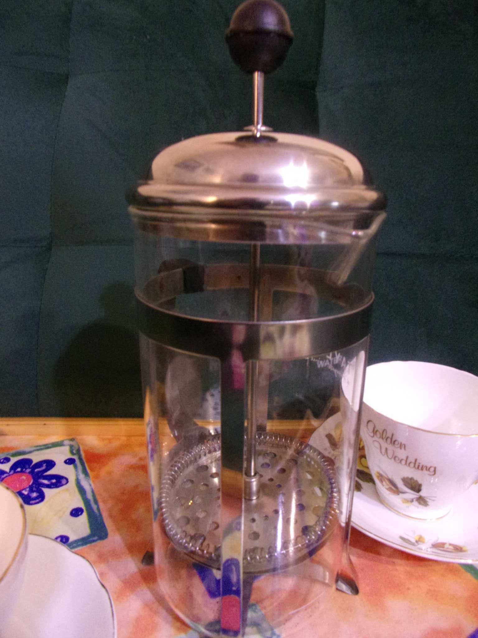 Angielski ZAPARZACZ tłokowy do kawy, herbaty czy ziół - poj. 0,8l