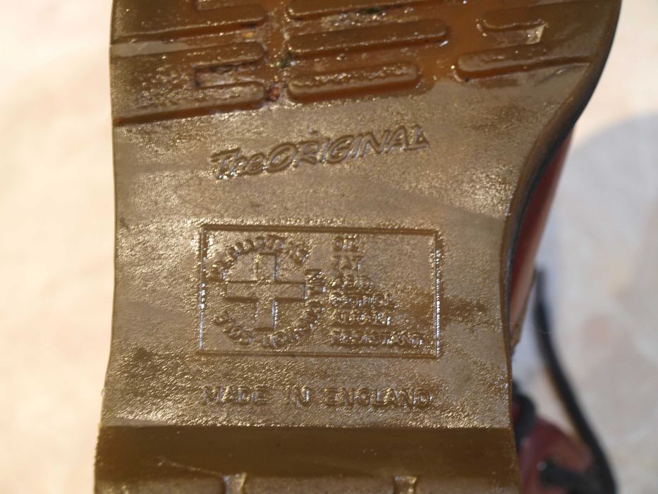 Glany skurzane bordowe