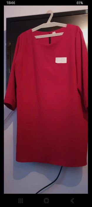 Duża tunika bordowa idealna na wigilie