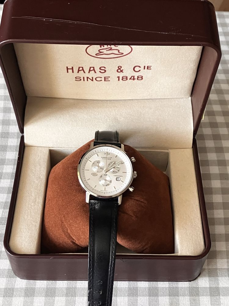 Zegarek Haas&Cie swiss, chrono, day, date