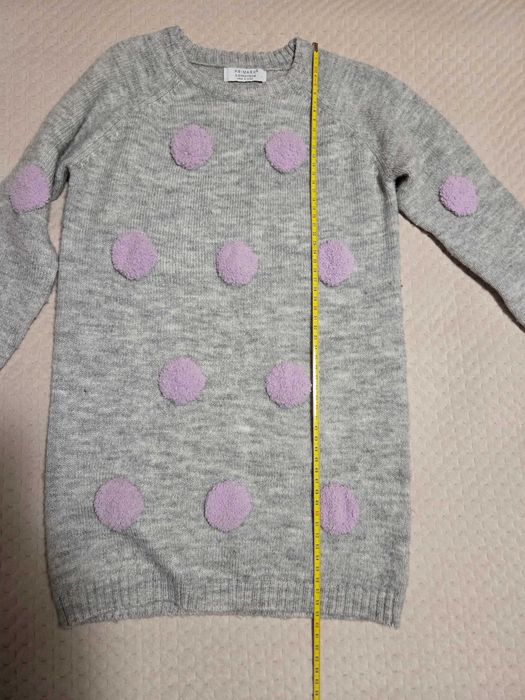 Sukienka sweterkowa Primark 116 cm dziewczęca.