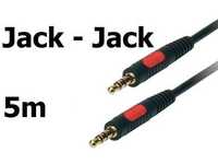 Kabel AUX Prolink Jack 3,5mm- Jack 3,5mm 5m