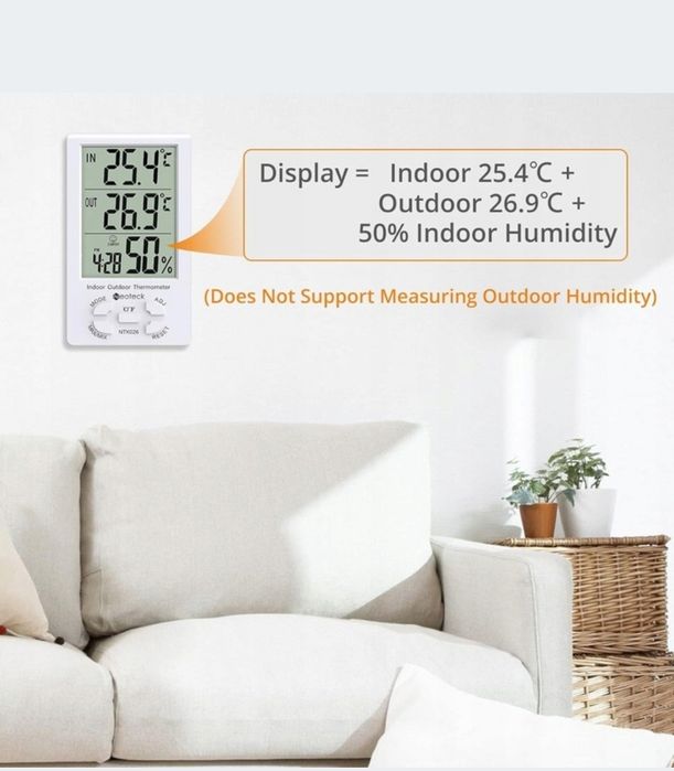 Termometr Neoteck NTK026V biały