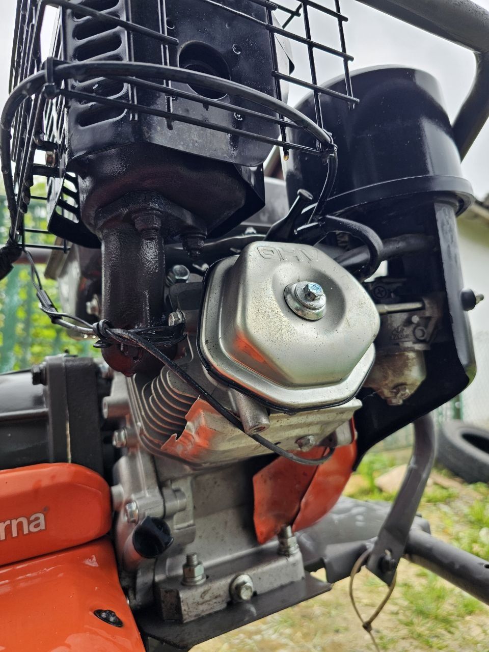 Мотоблок tf545p Husqvarna з причіпом