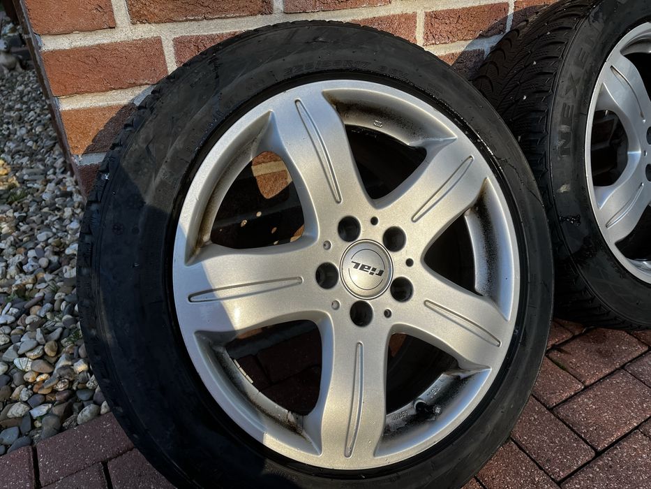 225/50/17 5x112 8J ET35 koła zimowe alufelgi opony komplet rial nexen