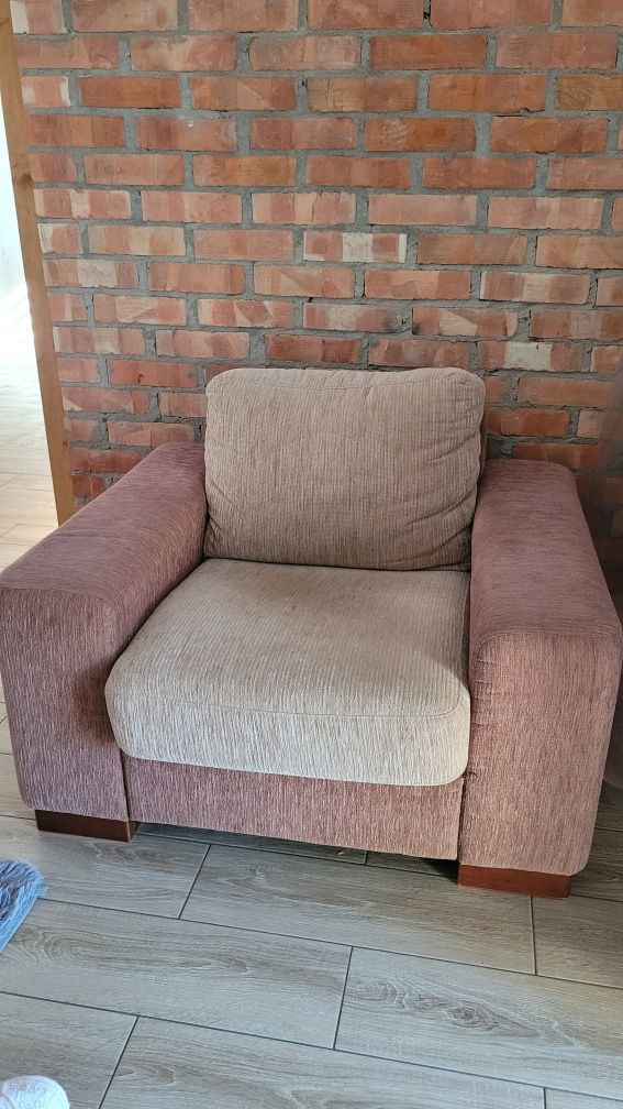 Komplet wypoczynek, sofa z funkcją spania plus 2 fotele
