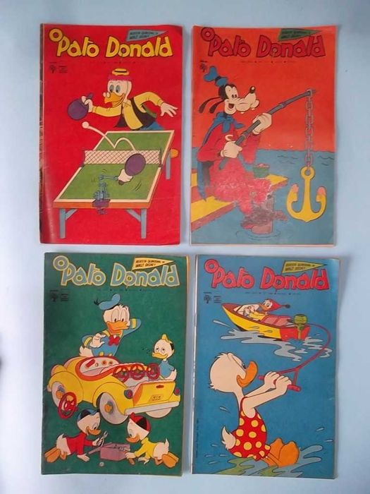 O PATO DONALD - Lote revistas antigas, bem conservadas.