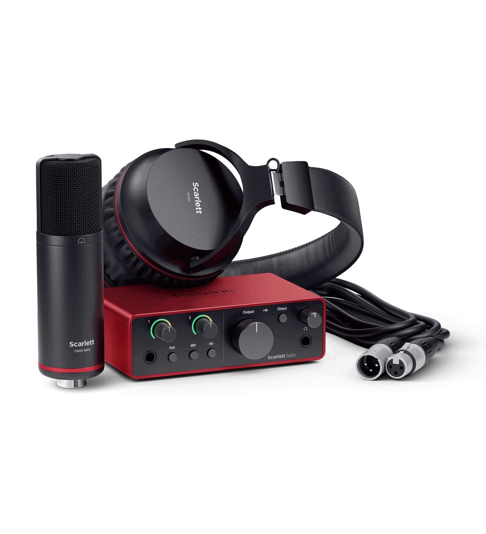 Набір для студії FOCUSRITE Scarlett Solo Studio 4th Gen, 2i2 Studio