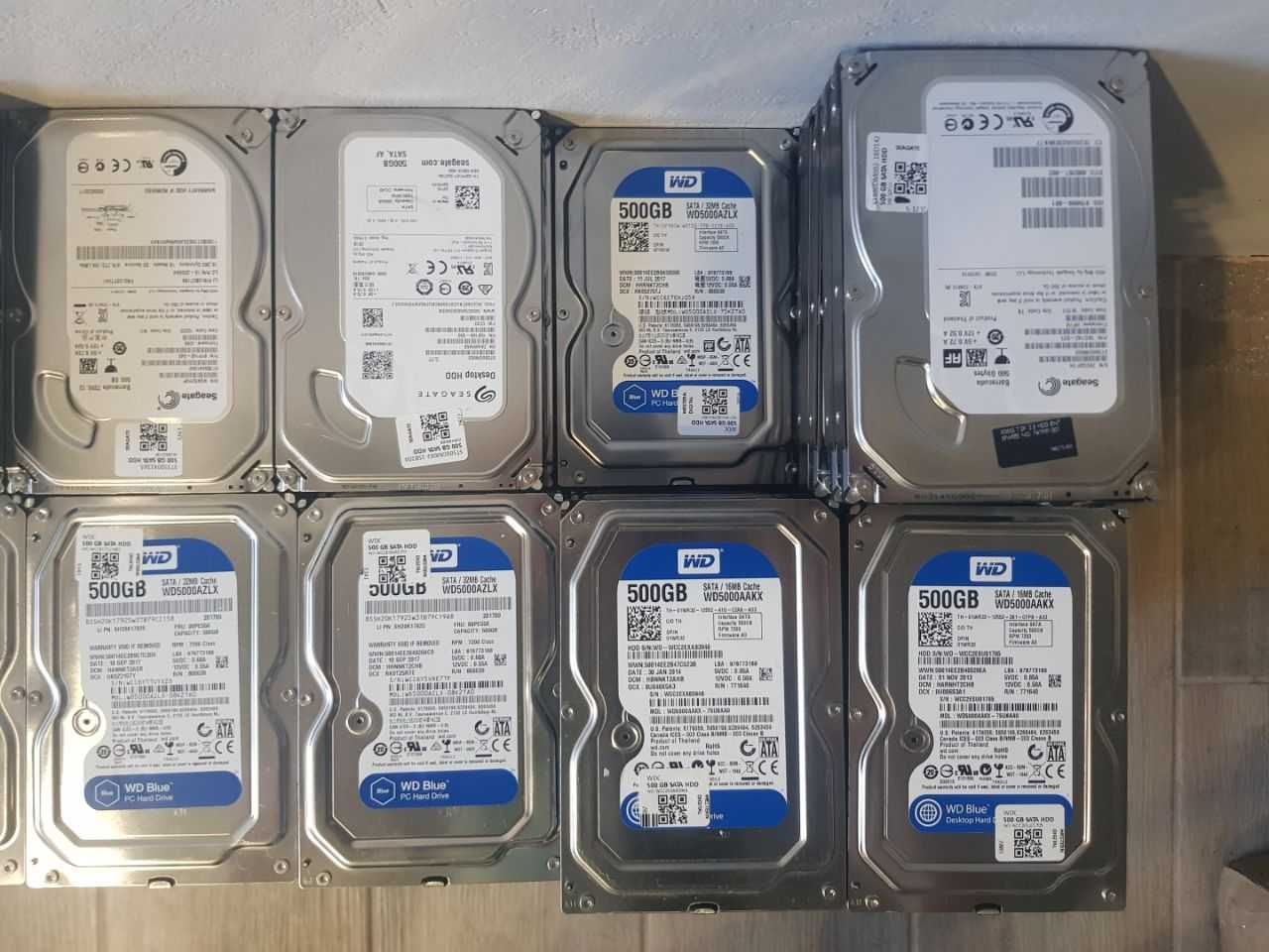 HDD Жёсткие Диски 500GB SATA3 идеальное состояние / гарантия (Розница)