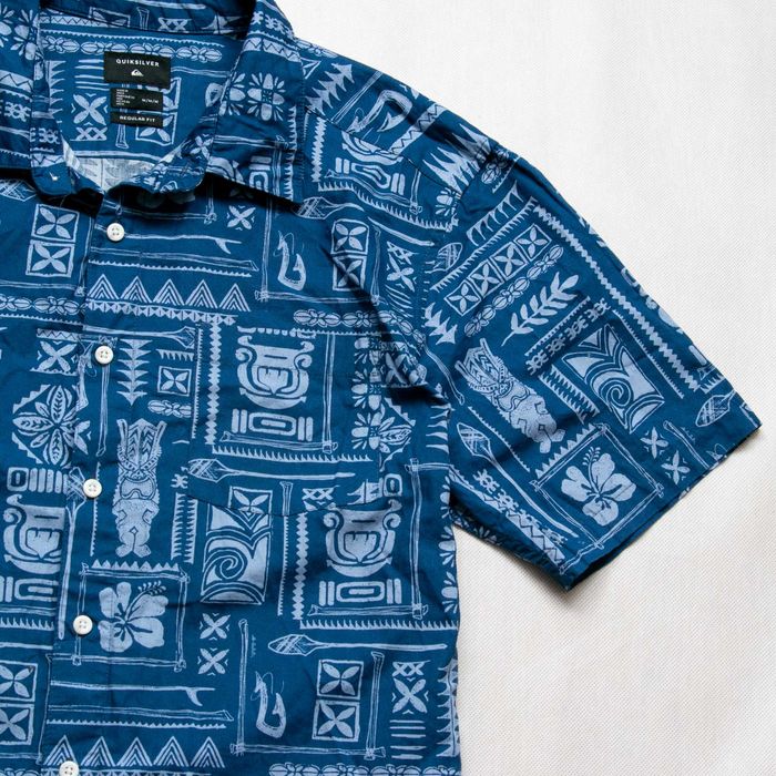 Quiksilver koszula hawajska M/L wzorzysta
